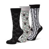 Cufflinks, Inc Men's Socks Multi - The Mandalorian Black & White Logos Socks Set - Men
