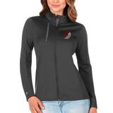 Women's Antigua Gray Portland Trail Blazers Generation Full-Zip Jacket
