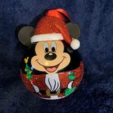 Disney Holiday | Disney Parks Santa Mickey Mouse Ornament | Color: Red/White | Size: Os