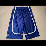 Adidas Bottoms | Adidas New York Knicks Athletic Shorts Youth Xl | Color: Blue/White | Size: Xlb