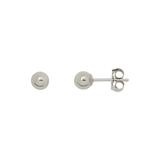 Belk & Co Ball Stud Earrings In 10K White Gold