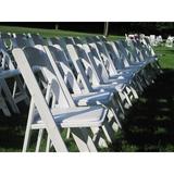Tarrison Vinyl Padded Folding Chair Plastic/Resin/Vinyl in White, Size 30.75 H x 17.5 W x 18.0 D in | Wayfair ASA23FD_WHT