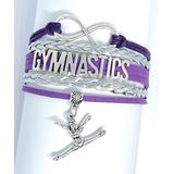 CJ Merchantile Girls' Bracelets Purple - Purple & Silvertone 'Gymnastics' Layered Braided Bracelet