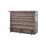 Foundry Select Biski Bar Cabinet Wood in Brown/Green, Size 41.0 H x 23.5 D in | Wayfair 18D2627A4E4945CB861BAC264AE18790