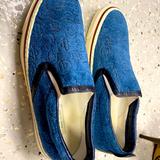 Gucci Shoes | Gucci Slip On Sneakers Horsebit Terry | Color: Blue | Size: 6.5