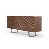 Orren Ellis Sadie-May 71" Wide 3 Drawer Buffet Table Wood in Brown, Size 34.0 H x 71.0 W x 17.0 D in | Wayfair 283028