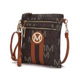 MKF Collection by Mia K. Women's Crossbodies - Brown Signature Reanna Crossbody Bag