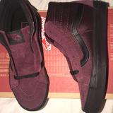 Vans Shoes | Sh8-Hi Reissue Metallic Twill Port Roy New Vans | Color: Black/Red | Size: 6
