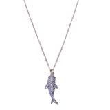 Kate Spade Jewelry | Kate Spade California Dreaming Shark Necklace | Color: Blue/Silver | Size: Os