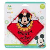 Disney Accessories | Disney Baby Safety 1st Mickey Mouse On Board Sign | Color: Black/Red | Size: Osbb
