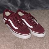 Vans Shoes | Burgundy Old Skool Vans | Color: Red | Size: 5.5