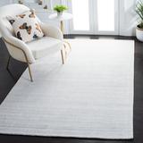 White Area Rug - Sand & Stable™ Striped Hand-Woven Flatweave Beige Area Rug Polyester/Cotton in White, Size 72.0 W x 0.39 D in | Wayfair