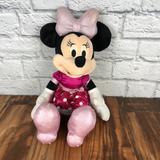 Disney Toys | Minnie Mouse Plush With Lighting Bow And Music | Color: Black/Pink | Size: Os