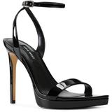 Zadie Ankle Strap Dress Sandals - Black - Nine West Heels