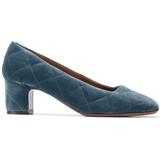 Square Toe Pumps - Blue - L'Autre Chose Heels
