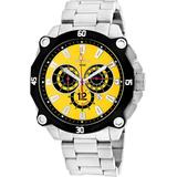 Enzo Chronograph Quartz Yellow Dial Watch - Yellow - Roberto Bianci Watches