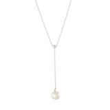 Belk Silverworks Women's Sterling Silver 16 Inch +2 Inch Freshwater Pearl Bead Necklace