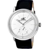 Hand Wind White Dial Watch -msv - Black - Adee Kaye Watches