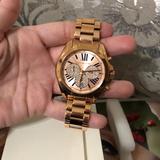 Michael Kors Accessories | Nwt Michael Kors Womens Watch Rose Gold | Color: Gold/Tan | Size: Os