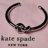 Kate Spade Jewelry | Kate Spade Beautiful Loves Me Knot Cuff Bracelet | Color: Silver | Size: See Descriptionphotos