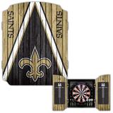 "New Orleans Saints Dartboard Cabinet"