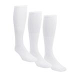 Men's Big & Tall Diabetic Over-the-Calf Extra Wide Socks 3-Pack by KingSize in White (Size 2XL)