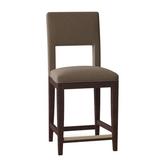 Fairfield Chair Orleans Counter & Bar Stool Wood/Upholstered in Green, Size 41.5 H x 19.0 W x 20.0 D in | Wayfair 5035-07_ 8789 23_ Hazelnut