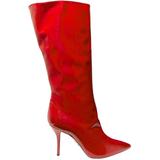 Knee Boots - Red - Paul Andrew Boots