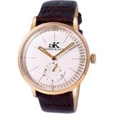 Hand Wind White Dial Watch -mrgwt - Pink - Adee Kaye Watches