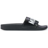 Men's Slippers Sandals Rubber - Black - Moschino Sandals