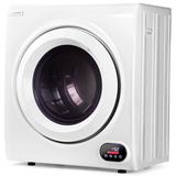 Euhomy 2.6 Cu. Ft. Electric Dryer in White in Gray, Size 26.6 H x 23.5 W x 17.0 D in | Wayfair CD-9-W1