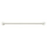 Seachrome Straight Bathroom Safety Grab Bar Metal in Gray/White, Size 3.0 H x 1.25 D in | Wayfair IGSS-360-QCR