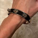 Coach Jewelry | Bracelet Bangle | Color: Black | Size: 7 Inches Round
