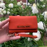 Michael Kors Bags | Brand New Mk Iphone 5 Case And Wallet | Color: Gold/Orange | Size: Os