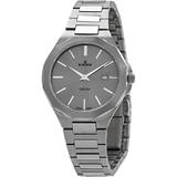 Delfin Quartz Grey Dial Watch 3m Gin - Gray - Edox Watches