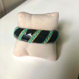 J. Crew Jewelry | Turquoise And Black Bangle | J. Crew | Color: Black/Blue | Size: Os