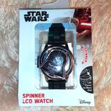 Disney Accessories | Disney's Star Wars Darth Vader Spinner Watch | Color: Black/Silver | Size: Os