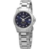 Conquest Quartz Diamond Moon Phase Watch - Metallic - Longines Watches