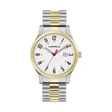 Caravelle By Bulova Men's Traditional Stainless Steel Expansion Watch
