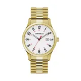 Caravelle By Bulova Men's Traditional Stainless Steel Expansion Watch
