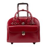 McKleinUSA McKlein Edgebrook 15 in. Red Top Grain Cowhide Leather Ladies Laptop Briefcase