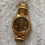 Michael Kors Accessories | Gold Michael Kors Watch | Color: Brown/Gold | Size: Os