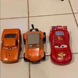 Disney Toys | Disney Set Car Toy In Good Condition | Color: Orange/Red | Size: One