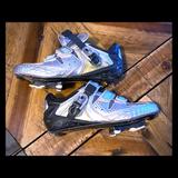 Nike Shoes | Nike Cycling Shoes Womens Us7 Carbon, Shimano Clip | Color: Blue/Silver | Size: 7