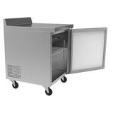 KoolMore 27 in. One Door Worktop Refrigerator w/ 3.5 in. Backsplash, 6.3 Cu Ft, Stainless Steel in Gray, Size 38.8 H x 27.0 W x 29.5 D in | Wayfair