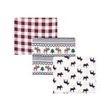 Little Treasure Boys' Swaddle Blankets Moose - Red & Brown Moose Sweater Swaddle Blanket Set