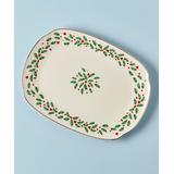 Lenox Serving Platters IVORY - Ivory Holly Holiday Serving Platter