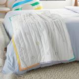 Isabelle & Max™ Riehlin 100% Cotton Throw in Gray/White, Size 48.0 H x 36.0 W in | Wayfair 7F05CE7F664846A8908A5D0040BC0BDB