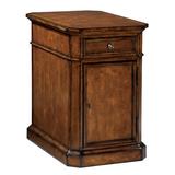 Hekman Mylah End Table w/ Storage Wood in Brown/Red, Size 28.25 H x 18.0 W x 26.0 D in | Wayfair 11106