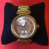 Michael Kors Accessories | Michael Kors Women's Skylar Champagne Dial Watch | Color: Gold | Size: Fits Size 6 14 Wrist.
